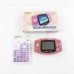 『中古即納』{GBA} (本体) GAMEBOY ADVANCE(ゲームボーイアドバンス) ミルキーピンク 任天堂(AGB-S-MPA)(20010427)