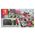 『中古即納』{Switch} (本体) ステッカー無し Nintendo Switch(ニンテンドースイッチ) スプラトゥーン2セット 任天堂(HAC-S-KACEA)(20170721)