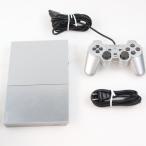 『中古即納』{PS2} (本体) PlayStation 2(プレイステーション2) サテン・シルバー SCE(SCPH-90000SS)(20071122)
