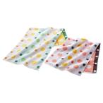 ショッピング水玉 今治産　フェイスタオル　水玉　2色組　34×83cm　JL-82　代引き不可/同梱不可