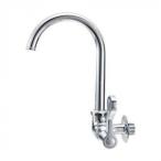 三栄 SANEI 厨房用横形ツル首自在水栓 共用形 A2316-13　代引き不可/同梱不可