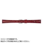 Yahoo! Yahoo!ショッピング(ヤフー ショッピング)MIMOSA（ミモザ） 時計バンド RA型押ワニ 14mm ワイン （美錠:銀） CRA-W14　代引き不可/同梱不可