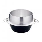 ナカオ　アルミ鋳物　羽釜　(カン付)　28cm　AKVG828　代引き不可/同梱不可