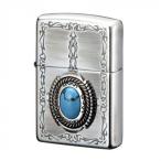 ショッピングzippo ZIPPOライター ターコイズスタイル 80053　代引き不可/同梱不可