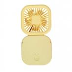  свечение bar * Japan 2. складывать compact портативный вентилятор желтый наложенный платеж не возможно / включение в покупку не возможно 