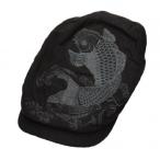 大西賢製販 Ripple 刺繍ハンチング モノトーン鯉 ブラック H35BK-SH01　代引き不可/同梱不可