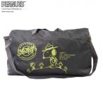 ショッピングボストンバッグ 大型 PEANUTS スヌーピー 大型折りたたみボストンバッグ マウンテンDグリーン　代引き不可/同梱不可