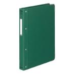コクヨ バインダーMP(カラー布貼りタイプ) B5縦 26穴 角金付 約100枚収容 緑 ハ-110G　代引き不可/同梱不可