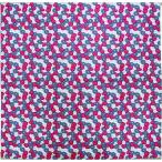 ほのぼの屋風呂敷（大）　花柄　青