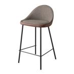  счетчик стул высокий стул примерно ширина 47cm Brown steel soft кожа сборка товар living обеденный магазин еда и напитки магазин 