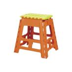  подножка стремянка L примерно ширина 39× глубина 32× высота 39cm orange k черновой ta- табурет конечный продукт работа чистка уборка одна сторона установка 