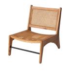 パーソナルチェア 約幅53×奥行67×高さ66.5×座面高30cm 木製 スチール 完成品 ローチェア リビング ダイニング