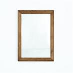 L type frame wall зеркало (730×1030mm)( Anne teak brown ) натуральное дерево Северная Европа способ сделано в Японии зеркало зеркало ощущение роскоши туалетный столик все тело из дерева орнамент современный дерево рамка-оправа вход игрушка...