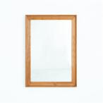 L type frame wall зеркало (730×1030mm)( мед Brown ) натуральное дерево Северная Европа способ сделано в Японии зеркало зеркало ощущение роскоши туалетный столик все тело из дерева орнамент современный дерево рамка-оправа вход туалет умывание...