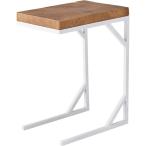  боковой стол Mini стол Brown × белый ширина 40cm из дерева щеки натуральное дерево steel living обеденный интерьер мебель . магазин инвентарь инвентарь 