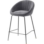  высокий стул темно-серый ( примерно W50×D51×H89×SH66cm) сборка тип 
