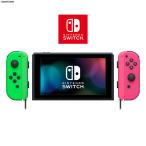 『中古即納』{Switch} (本体)マイニンテンドー限定 Nintendo Switch カスタマイズ Joy-Con(L) ネオン緑/(R) ネオン桃 ストラップ ネオン緑/ネオン桃 任天堂