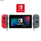 『中古即納』{Switch} (本体)マイニンテンドー限定 Nintendo Switch カスタマイズ Joy-Con(L) 赤/(R) グレー Joy-Conストラップ ブラック(HAC-S-KAYAA) 任天堂