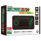 『中古即納』{MD} (本体) 16ビットポケットMD V2【MD用互換機】 コロンバスサークル(CC-16PM2-BK)(20260531)