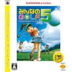 『中古即納』{PS3}みんなのGOLF 5 PLAYSTATION3 the Best(BCJS-70005)(20081211)