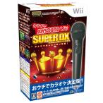 [ б/у немедленная уплата ]{Wii} караоке JOYSOUND Wii SUPER DX( Joy звук Wii super Deluxe ).... все .....! Mike DX комплект ( ограниченая версия ) Гудзон 