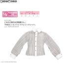 『新品即納』{FIG} こもれび森のお洋服屋さん♪「PNXSピンストライプクレリックシャツ」 ブラウンストライプ ピュアニーモサイズ ドール用衣装 アゾン