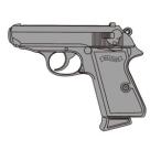 『新品即納』{MIL} マルシン工業 発火モデルガン完成品 X-PFC ブローバック ワルサーPPK/S エクセレントHW(ヘビーウェイト)(20250821)