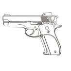 『新品即納』{MIL} マルシン工業 発火モデルガン完成品 7mmX-PFC M439 エクセレントHW(ヘビーウェイト) 木製グリップ(20260522)