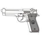 『新品即納』{MIL} マルシン工業 発火モデルガン完成品 7mmX-PFC M92SB ブラックHW(ヘビーウェイト)(20260731)