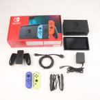 『中古即納』{Switch} (本体) Nintendo Switch(ニンテンドースイッチ) Joy-Con(L) ネオンブルー/(R) ネオンレッド 任天堂(HAD-S-KABAA)(20190830)