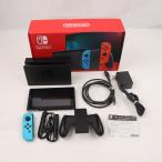 『中古即納』{Switch} (本体) Nintendo Switch(ニンテンドースイッチ) Joy-Con(L) ネオンブルー/(R) ネオンレッド 任天堂(HAD-S-KABAA)(20190830)
