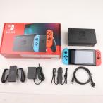 『中古即納』{Switch} (本体) Nintendo Switch(ニンテンドースイッチ) Joy-Con(L) ネオンブルー/(R) ネオンレッド 任天堂(HAD-S-KABAA)(20190830)