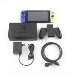 『中古即納』{Switch} (本体) Nintendo Switch(ニンテンドースイッチ) Joy-Con(L) ネオンブルー/R ネオンレッド 任天堂(HAD-S-KABAH)(20190830)