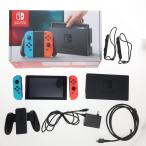 『中古即納』{Switch} (本体) Nintendo Switch(ニンテンドースイッチ) Joy-Con(L) ネオンブルー/R ネオンレッド 任天堂(HAC-S-KABAA)(20170303)