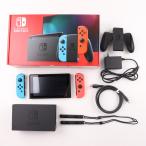 『中古即納』{Switch} (本体) Nintendo Switch(ニンテンドースイッチ) Joy-Con(L) ネオンブルー/(R) ネオンレッド 任天堂(HAD-S-KABAA)(20190830)