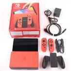 『中古即納』{Switch} (本体) Nintendo Switch(ニンテンドースイッチ) 有機ELモデル マリオレッド 任天堂(HEG-S-RAAAA)(20231006)