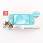 『中古即納』{Switch} (本体)(ソフト無し) Nintendo Switch Lite あつまれ どうぶつの森セット 〜まめきち&つぶきちアロハ柄〜 任天堂(HDH-S-BCZGB)(20231103)