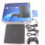 『中古即納』{PS4} (本体) PlayStation 4 Pro(プレイステーション4 プロ) ジェット・ブラック 1TB SIE(CUH-7100BB01)(20170929)