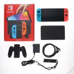 『中古即納』{Switch} (本体) Nintendo Switch(ニンテンドースイッチ) 有機ELモデル Joy-Con(L) ネオンブルー/R ネオンレッド 任天堂(HEG-S-KABAA)(20211008)