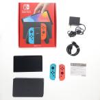 『中古即納』{Switch} (本体) Nintendo Switch(ニンテンドースイッチ) 有機ELモデル Joy-Con(L) ネオンブルー/R ネオンレッド 任天堂(HEG-S-KABAA)(20211008)