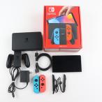 『中古即納』{Switch} (本体) Nintendo Switch(ニンテンドースイッチ) 有機ELモデル Joy-Con(L) ネオンブルー/R ネオンレッド 任天堂(HEG-S-KABAA)(20211008)