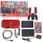 『中古即納』{Switch} (本体)(保護フィルム無し) Nintendo Switch(ニンテンドースイッチ) スーパーマリオ オデッセイセット 任天堂(HAC-S-KADEE)(20171027)