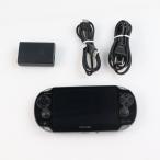 [ б/у немедленная уплата ]{PSVita} ( корпус ) PlayStation Vita( PlayStation Vita ) 3G/Wi-Fi модель crystal * черный ( первый раз ограниченая версия ) SCE(PCH-1100AA01)(20111217)