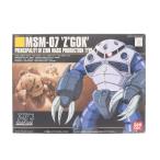 [ б/у немедленная уплата ]{PTM} HGUC 1/144 MSM-07 массовое производство type zgok Mobile Suit Gundam пластиковая модель (0071693) Bandai (19991130)