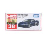 [ б/у немедленная уплата ]{MDL} Tomica No.38 1/62 Audi R8 купе конечный продукт миникар Takara Tommy (20200918)