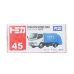 [ б/у немедленная уплата ]{MDL} Tomica No.45 Toyota Dyna грузовик-мусоровоз чистка проект ( голубой × белый / красный коробка ) конечный продукт миникар Takara Tommy (19991231)
