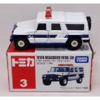 [ б/у немедленная уплата ]{MDL} Tomica No.3 1/66 Mega Cruiser патрульная машина ( белый × голубой / красный коробка / Вьетнам производства ) конечный продукт миникар Takara Tommy (19991231)
