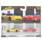 [ б/у немедленная уплата ]{MDL} Hot Wheels( Hot Wheels ) premium 2 упаковка 1/64 2012 Corvette Z06&amp;2003 Dodge стеклоочиститель SRT-10 миникар Mattel (20260808)