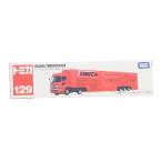 [ б/у немедленная уплата ]{MDL} Tomica No.129 рейсинг Transporter ( красный / коробка ) 1/67 конечный продукт миникар Takara Tommy (20081220)