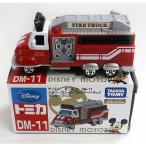 [ б/у немедленная уплата ]{MDL} Tomica Disney motors DM-11jo Lee float / fire - грузовик Mickey Mouse ( красный × серебряный ) миникар Takara Tommy (20111125)